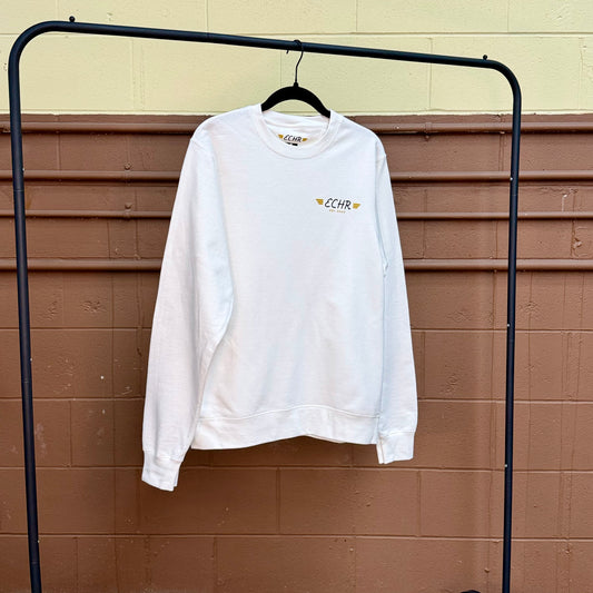 ECHR Crewneck - White